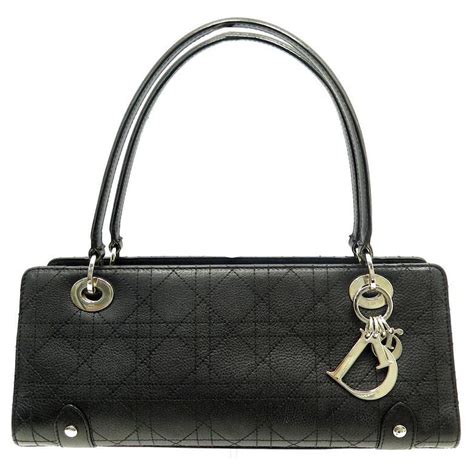 christian dior borsa pelle nera|borsa dior pelle di vite.